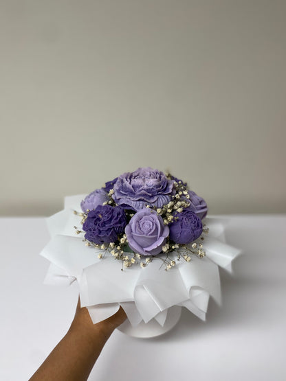 Purple Wax Melt Arrangement