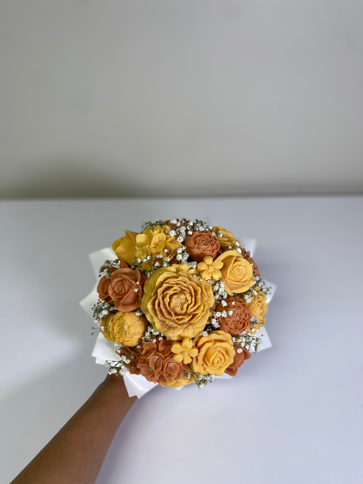 Orange wax Melt Arrangement