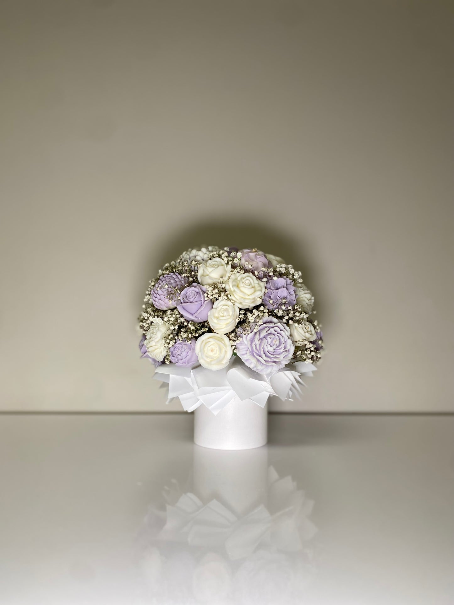 Lavender & white wax Melt Arrangement