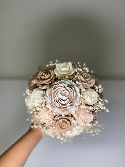 Brown & beige Wax Melt Arrangement