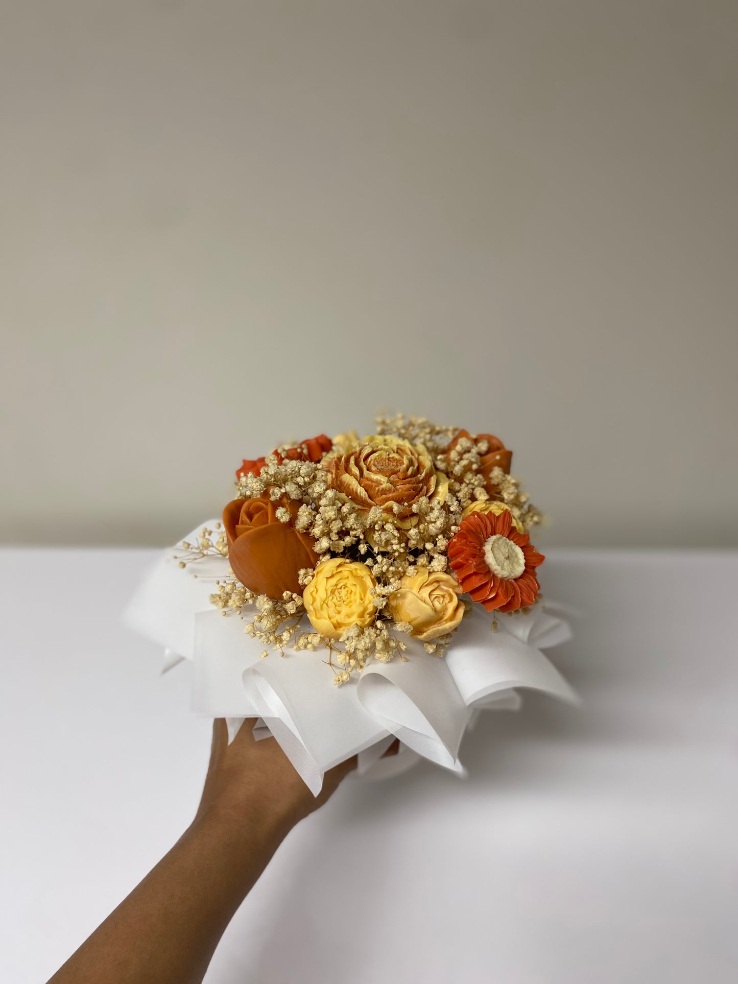 Orange Wax Melt Arrangement