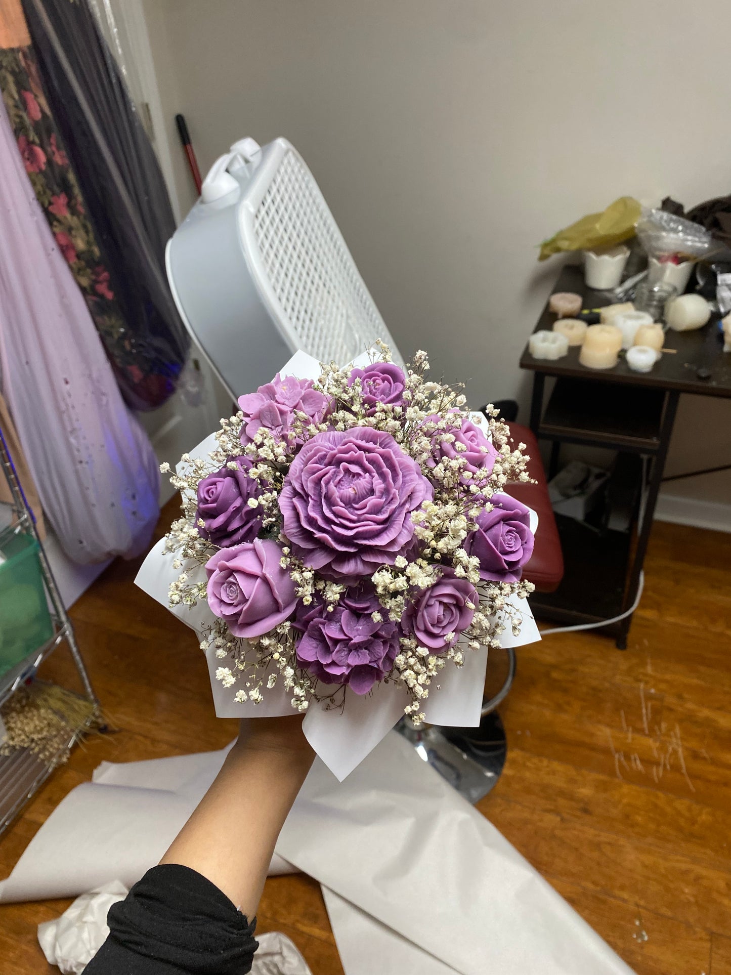 Violet Purple Wax Melt Arrangement