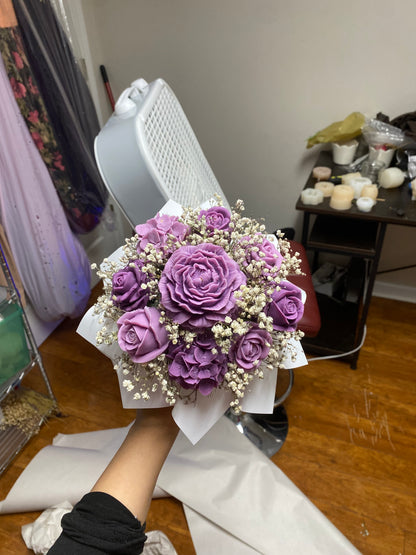 Violet Purple Wax Melt Arrangement