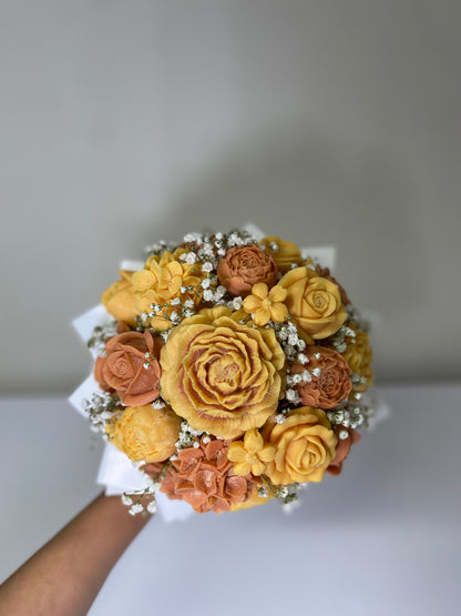 Orange wax Melt Arrangement