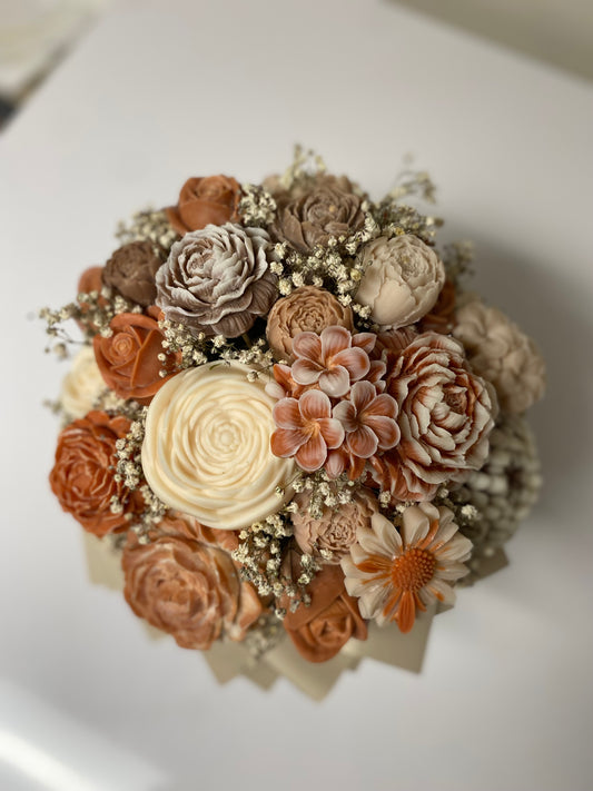 Special Fall Candle Bouquet - Pumpkin Spice Latte