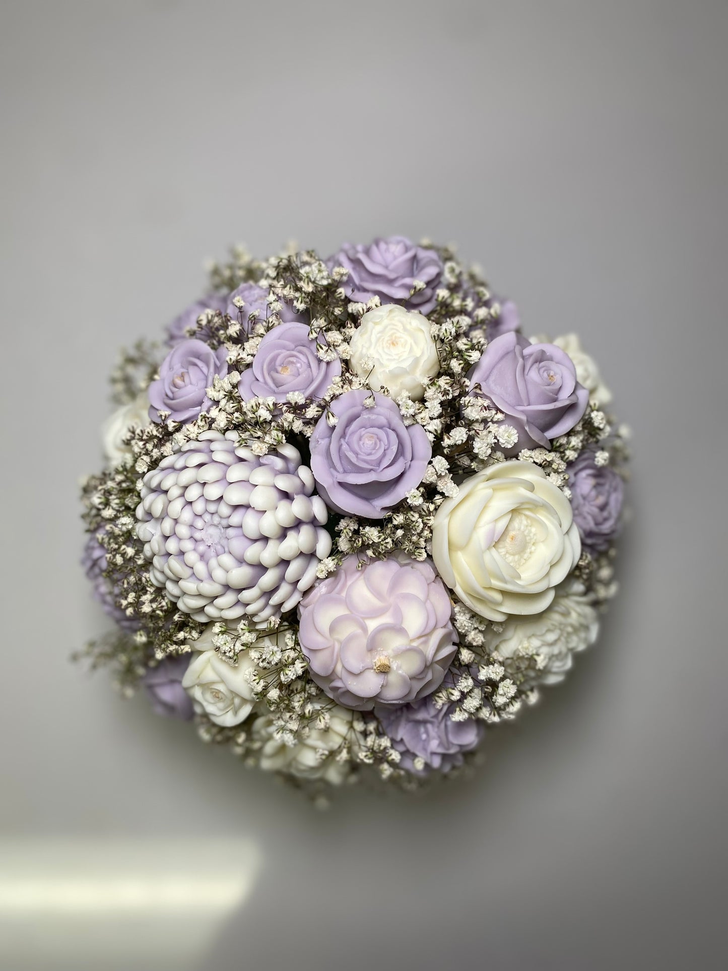 Lavender & white wax Melt Arrangement
