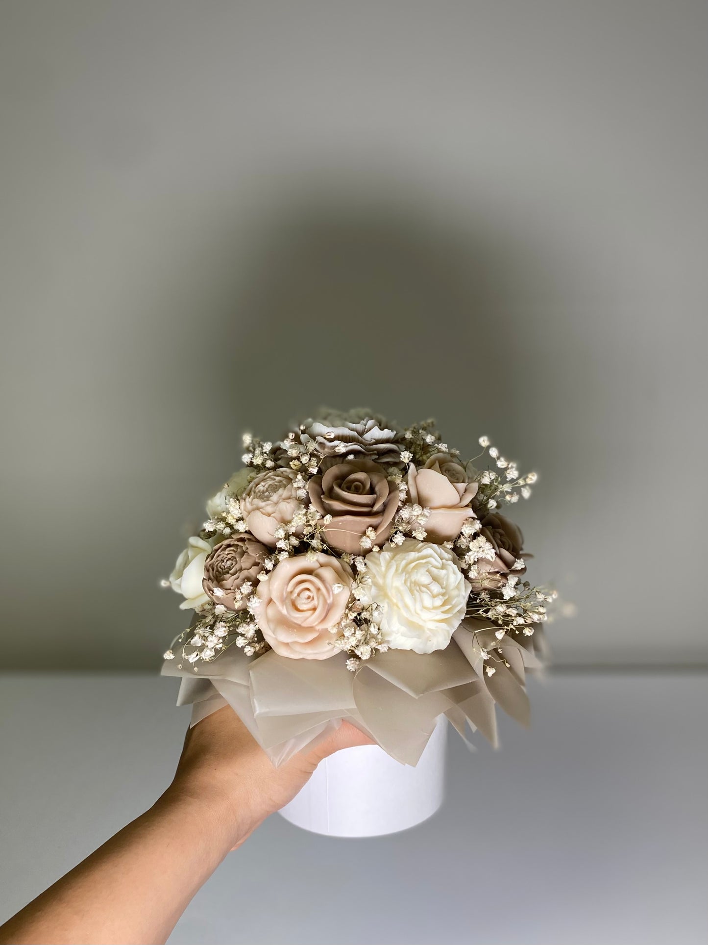 Brown & beige Wax Melt Arrangement