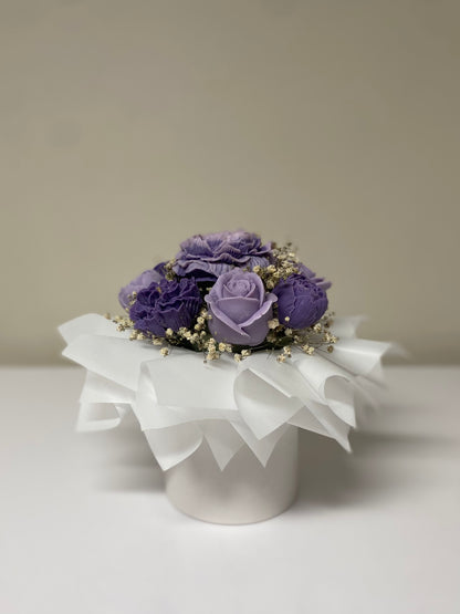 Purple Wax Melt Arrangement