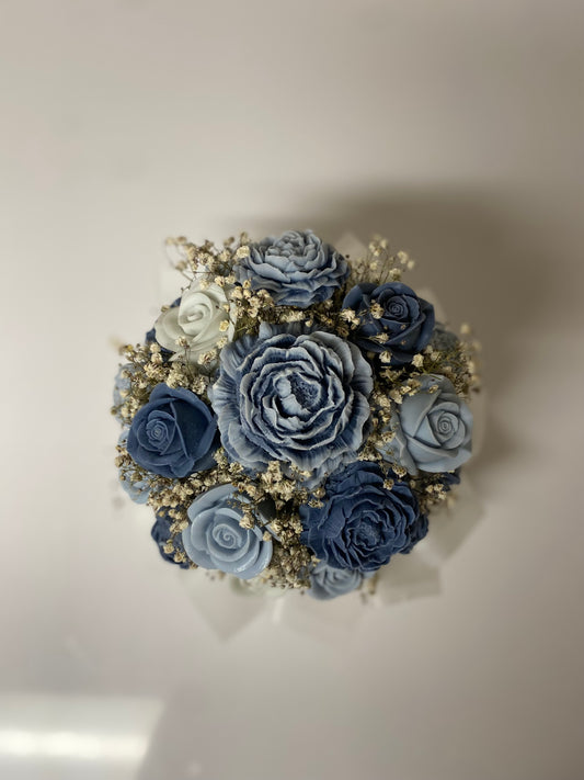 Navy blue wax Melt Arrangement