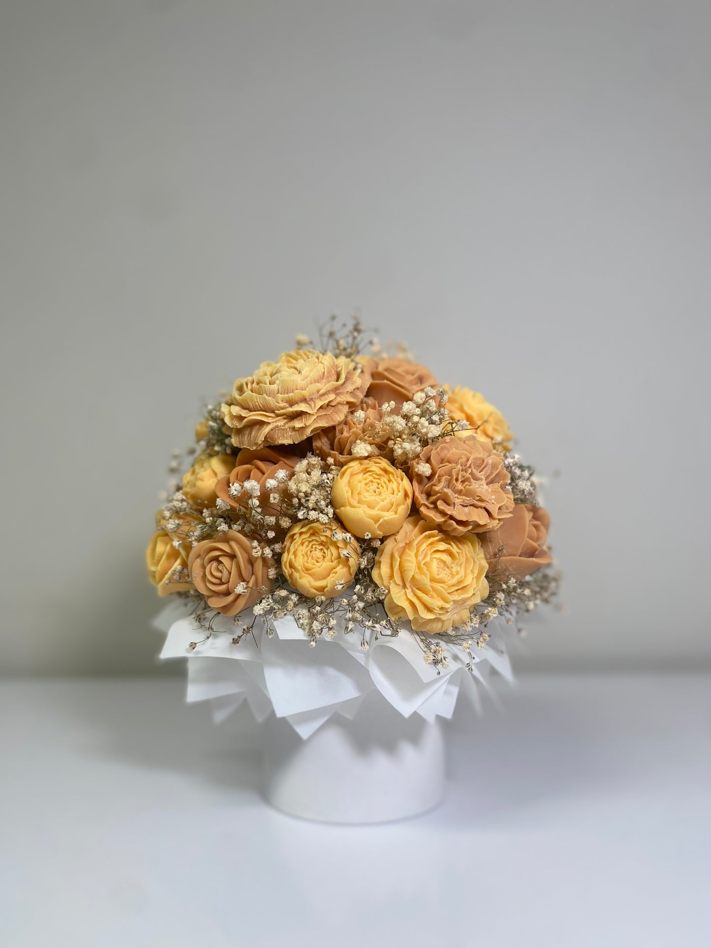 Orange wax Melt Arrangement