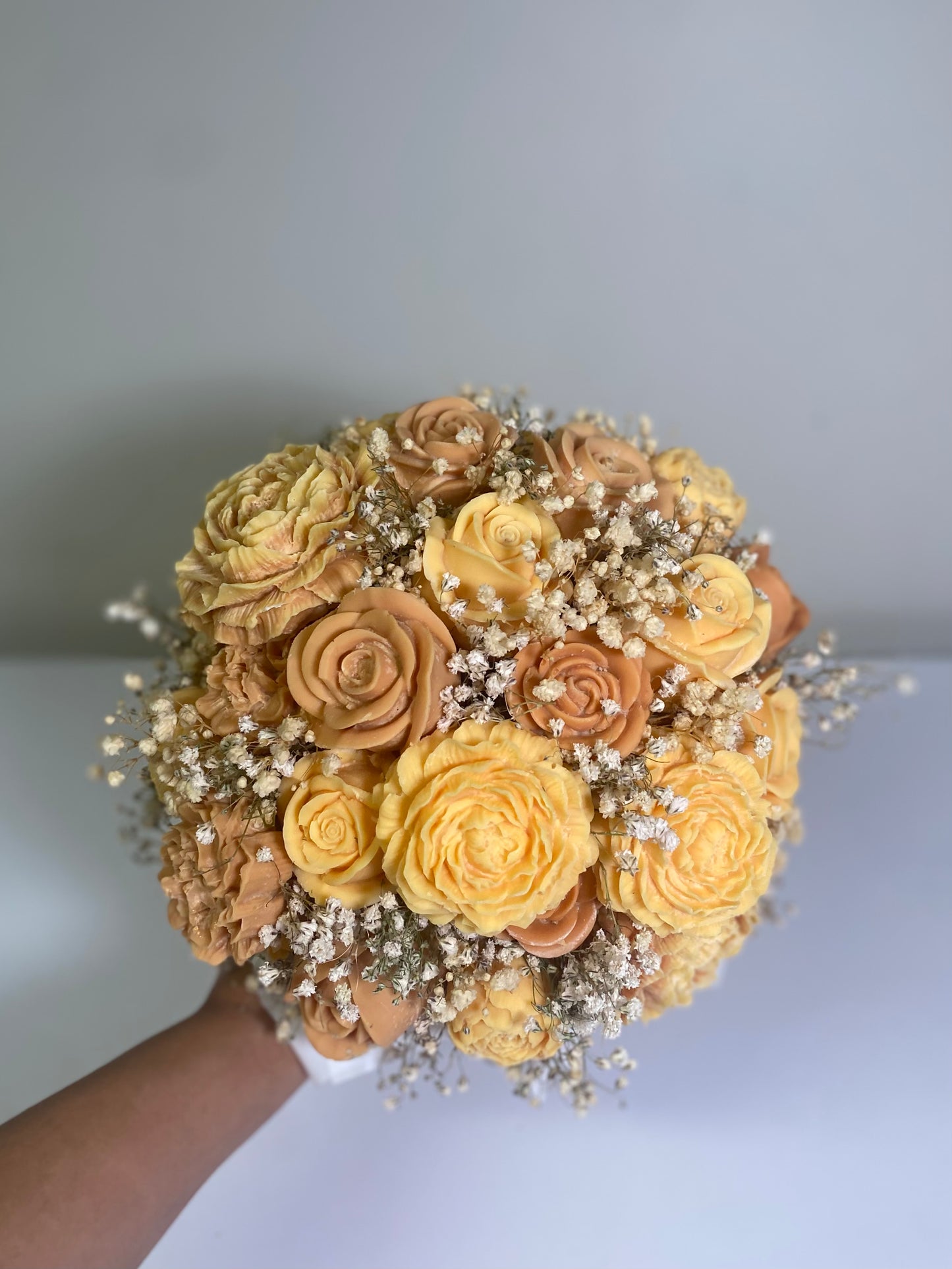 Orange wax Melt Arrangement