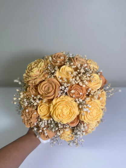 Orange wax Melt Arrangement