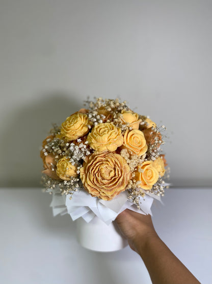 Orange wax Melt Arrangement